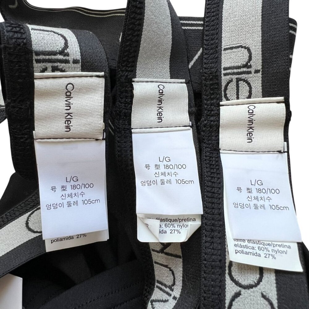Calvin Klein jockstraps icon black 3 pack mens Large - Picture 4 of 4